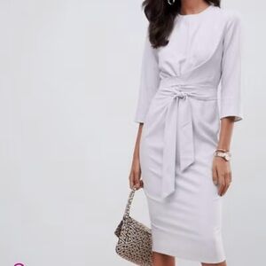 ASOS | Elegant Lavender Midi Pencil Dress | Size 6